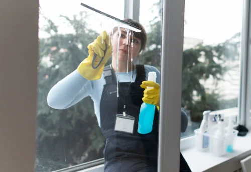 Nettoyage de vitres intérieures et extérieures à Sauzelles